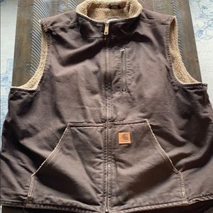 Mens Carhartt Sherpa Lined Vest